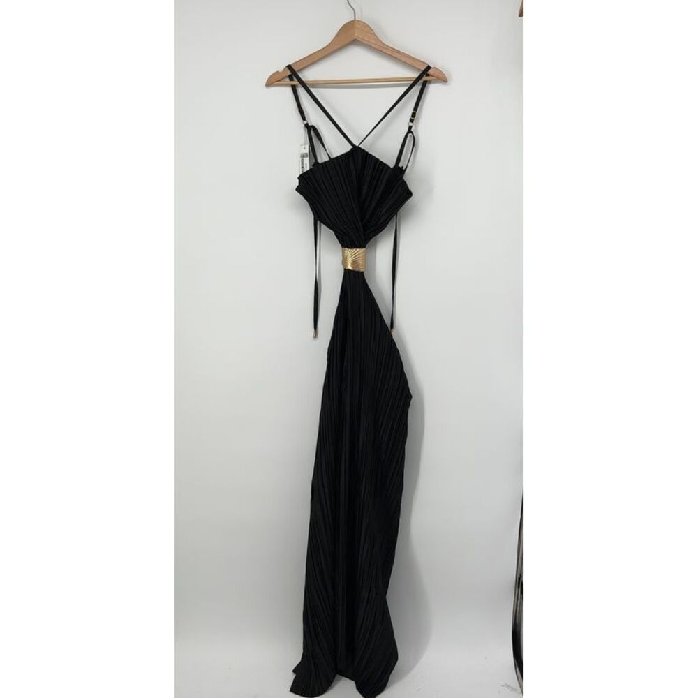 cult gaia Mitra Dress in Black